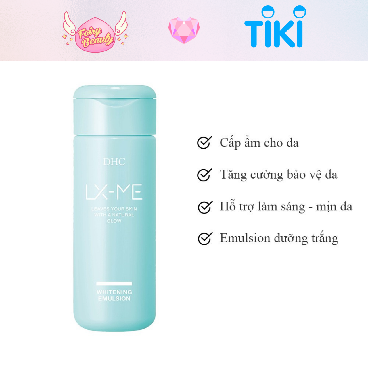 Sữa Dưỡng Ẩm Giúp Làm Trắng Sáng Và Mềm Mịn Làn Da Tối Ưu LX-ME Whitening Emulsion 150ml