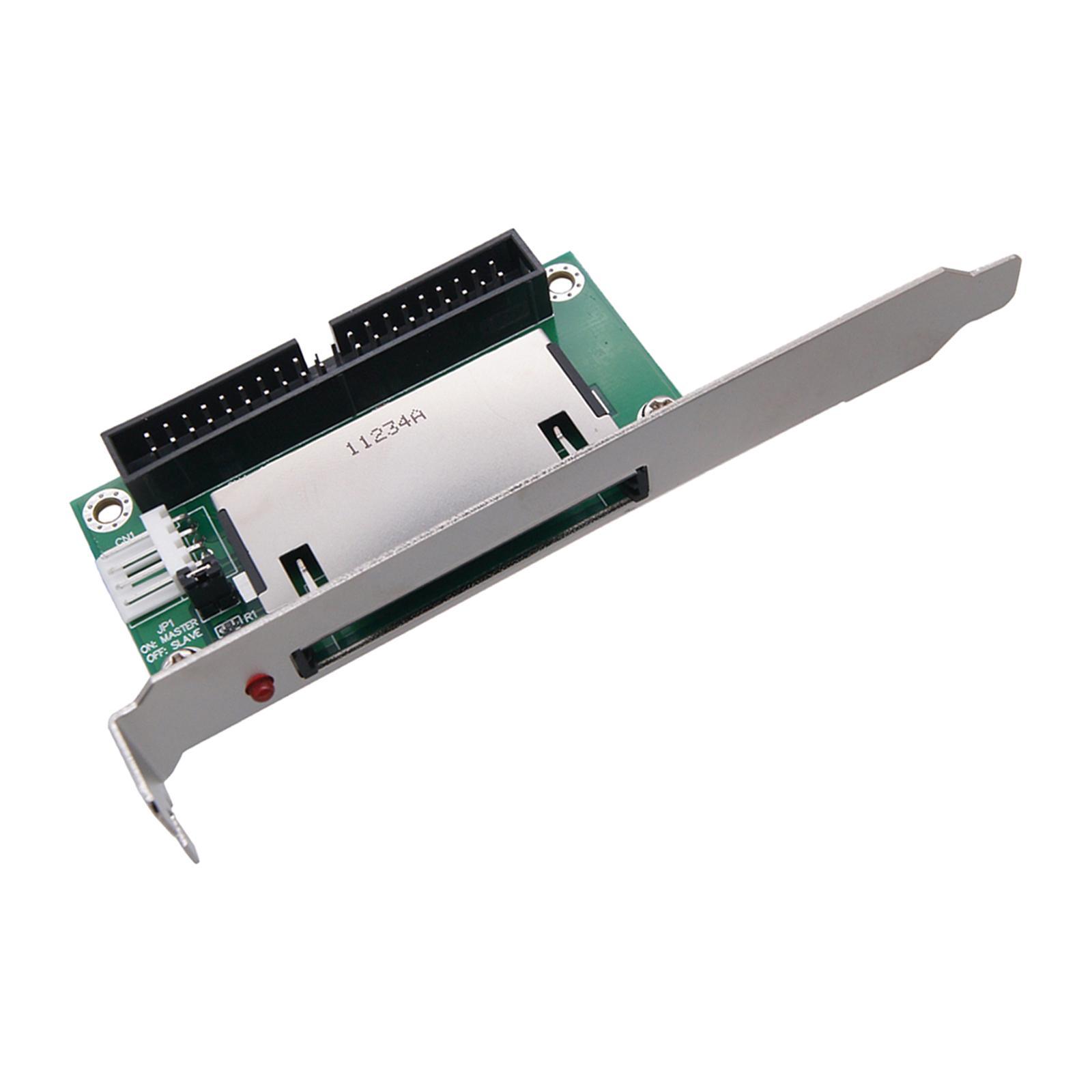 40 Pin CF ide Adapter CF Compact Flash Card to 3.5 IDE Converter with Bracket Back Panel