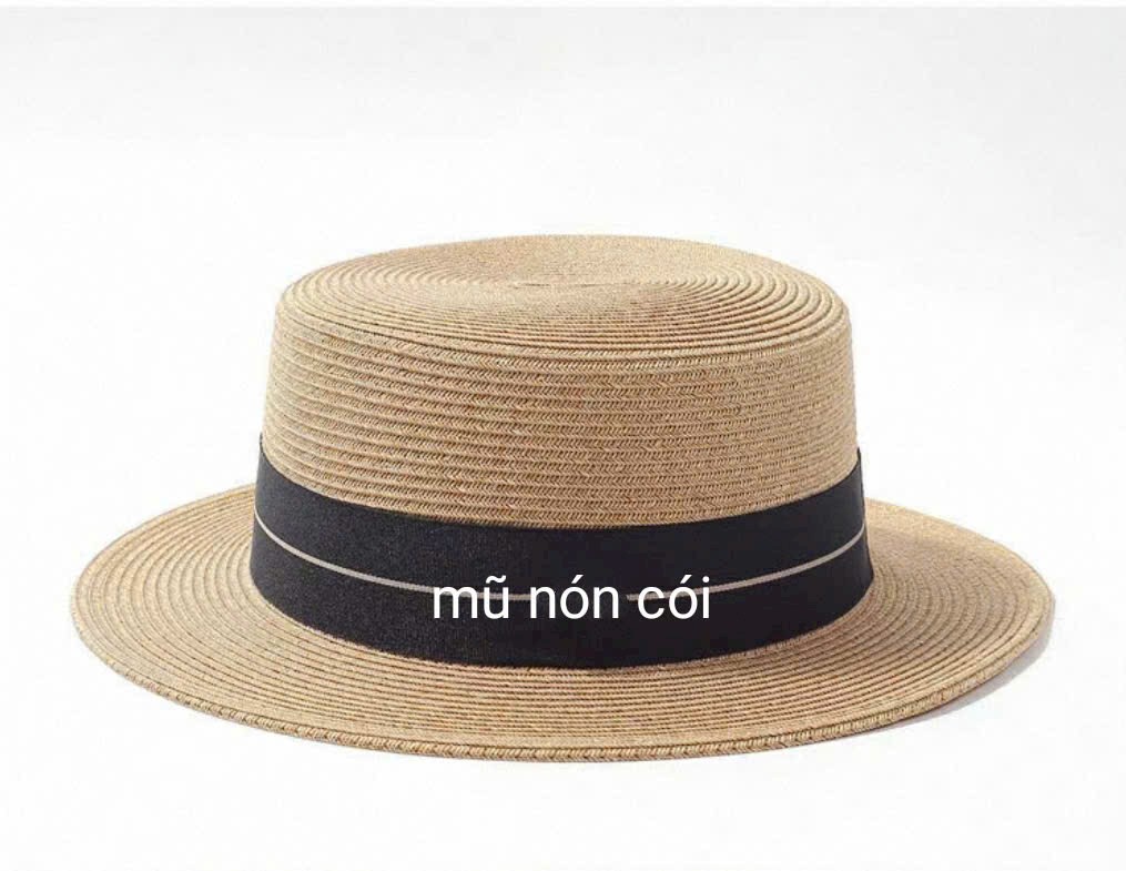 Mũ cói nữ vành bằng Panama, nón đi biển du lịch dã ngoại chống nắng UV dona25050301