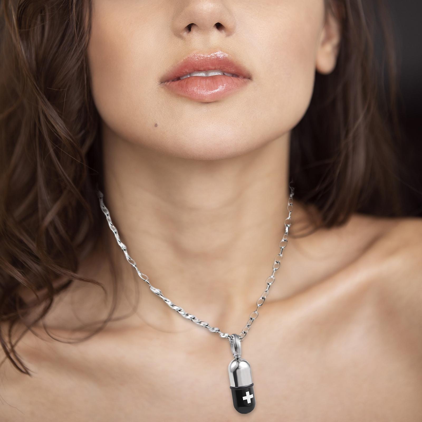 Footful Vòng Cổ Mặt Dây Chuyền Đựng  Nhỏ Lưu Niệm Chó Bằng