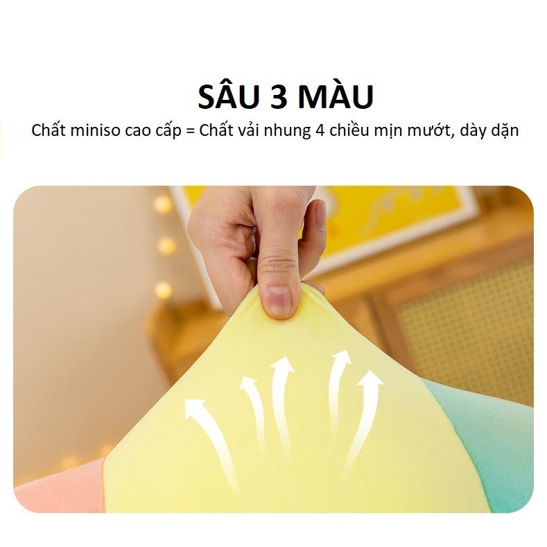 Gối ôm sâu 3 MÀU cao cấp cực mịn - DÀNH CHO BÉ GÁI/ BẠN GÁI