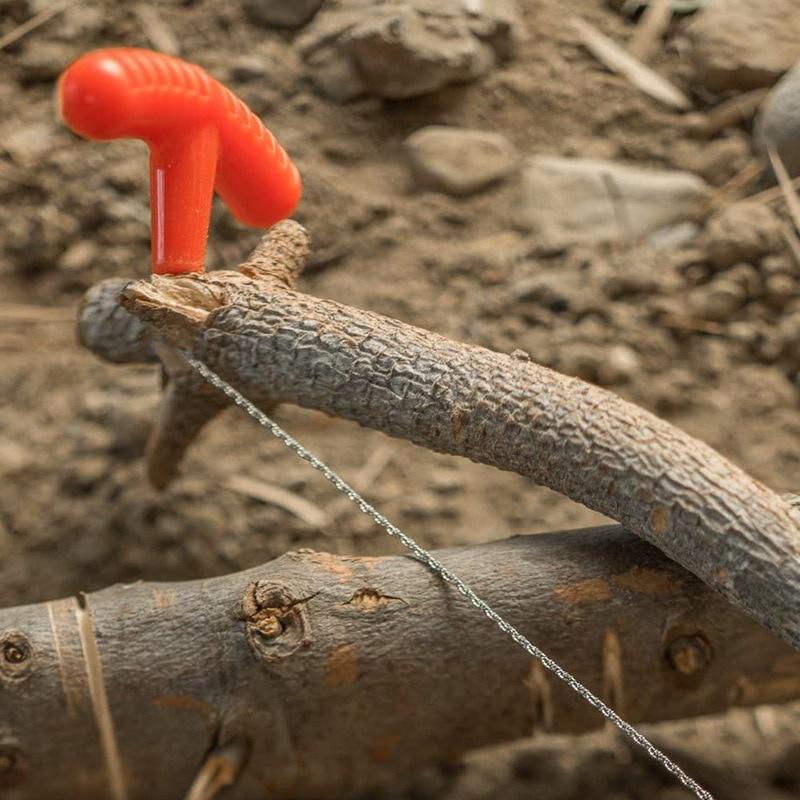 Field Survival Manual Wire Rope Chain Saw Practical Portable Emergency Equipment Survival Wire Saw Outdoor Camping Hiking