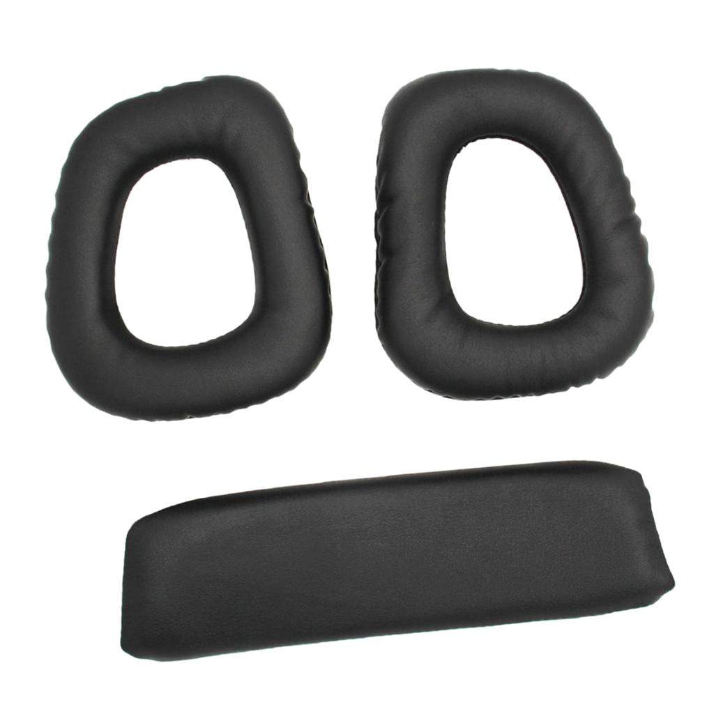 Headphone Headband And Earpads Cushions for Logitech G35 G930 G430 F450