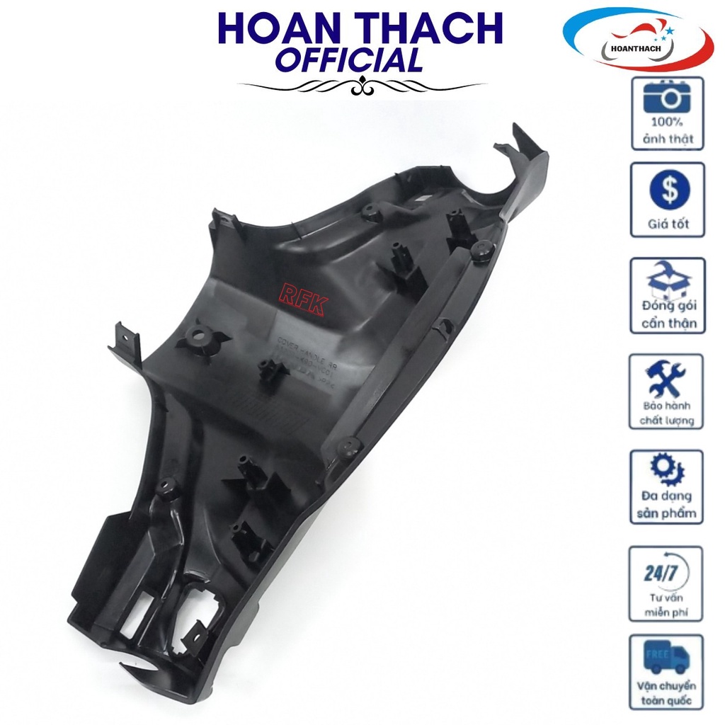 Ốp đầu sau xe máy Wave RSX Fi 110 đời 2020-2022 màu đen honda, chính hãng HOANTHACH 53250K90VC0ZB