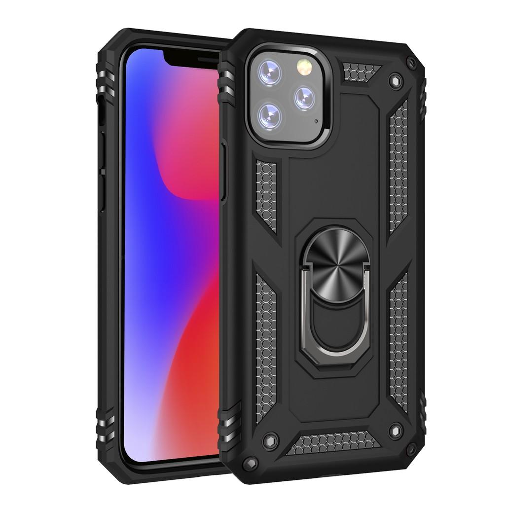 Ốp lưng cho iPhone 11 Pro chống sốc 2 lớp kèm nhẫn xoay làm giá đỡ