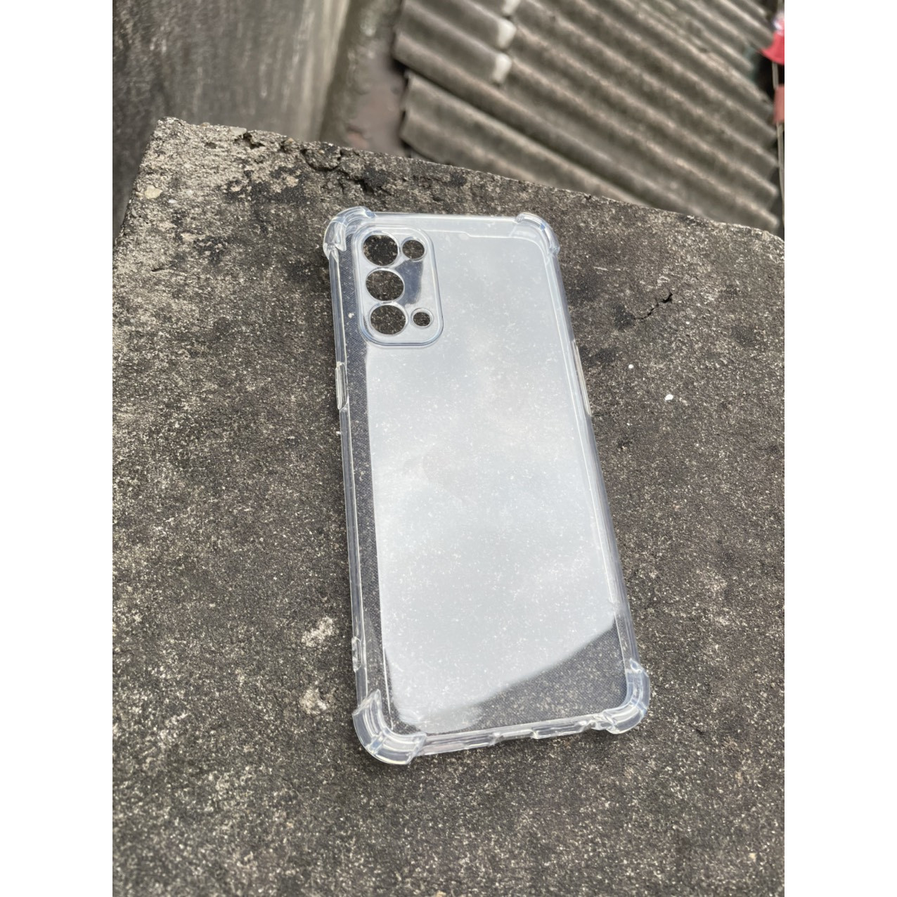 Ốp lưng dẻo cho Oppo Reno 5 - chống sốc 4 góc trong suốt , bảo vệ Camera