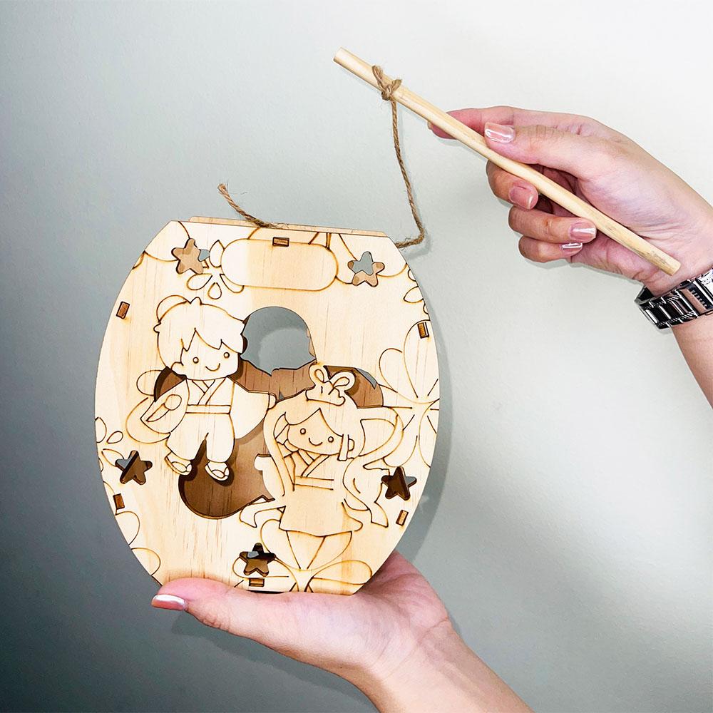 Lồng Đèn Sáng Tạo - Hằng &amp; Cuội Tung Tăng - Giftbrand GB09