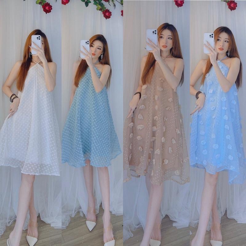 Đầm Yếm xoè bầu bí bon chen bkfrreship