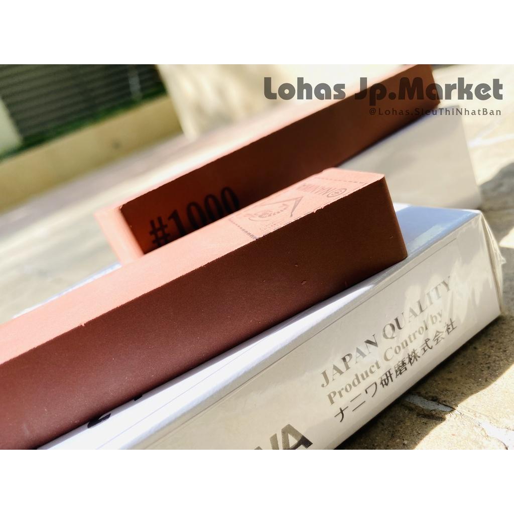 Đá Mài Nhật Bản Naniwa "Mặt Trung - Mài Bén" Cỡ Nhỏ NAC: #1000 | Kích Thước 133x28x18mm | Độ Sắc Bén Cao