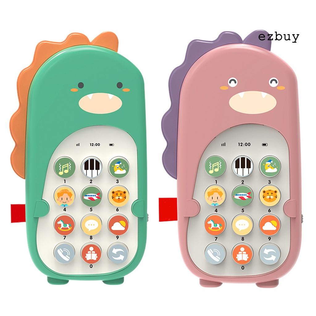 EY-Mobile Toy Dinosaur Shape Multifunctional ABS Simulation Phone Educational Toy for Gifts