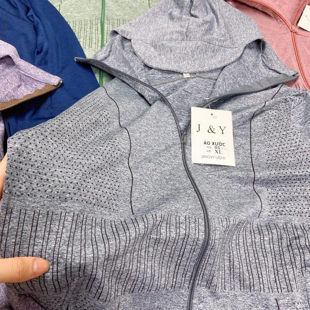 Áo Chống Nắng Nữ Vải Đốm Xước Thun Lạnh Co Dãn 4 Chiều Dáng Ôm Dài Tay