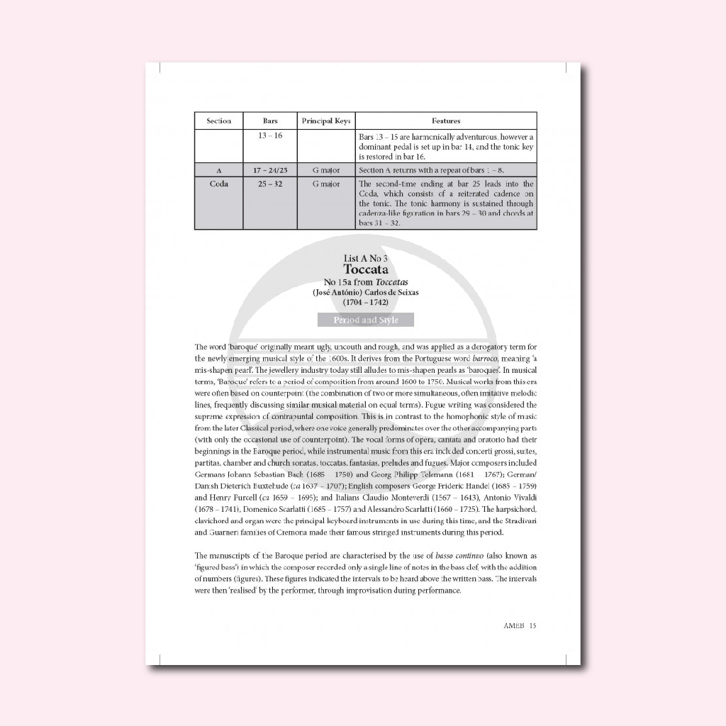 Sách Piano Series 17 Grade 5 Recording & Handbook
