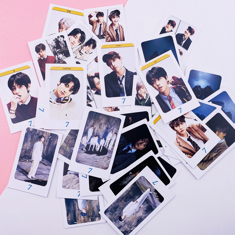 Bộ Lomo card BTS  “Map Of The Soul: 7” kèm dây và kẹp