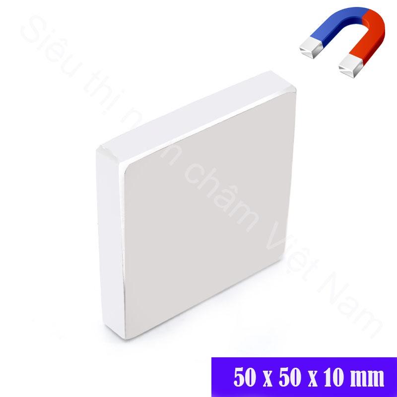 Nam châm hình vuông 50x50x10mm nam châm đất hiếm