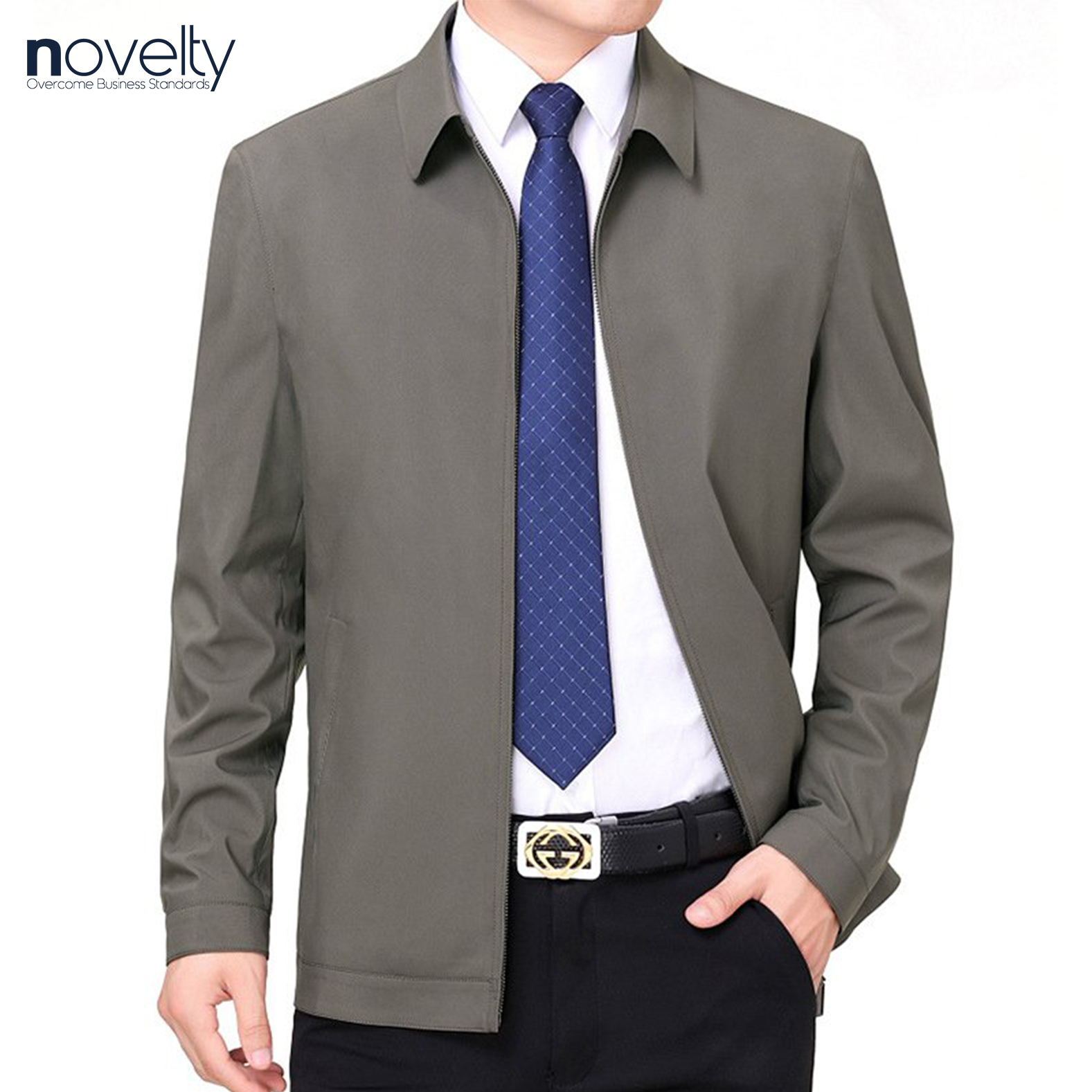 Áo Jacket Nam Bonding Cổ bẻ Novelty