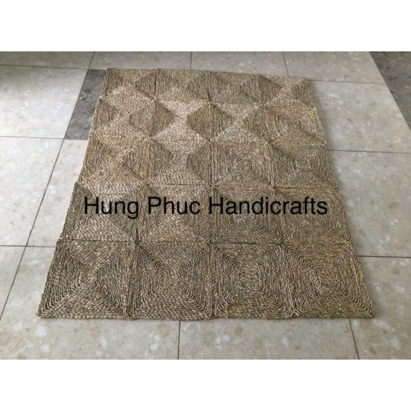 thảm cói chữ nhật size 1,5 x 1,2 m