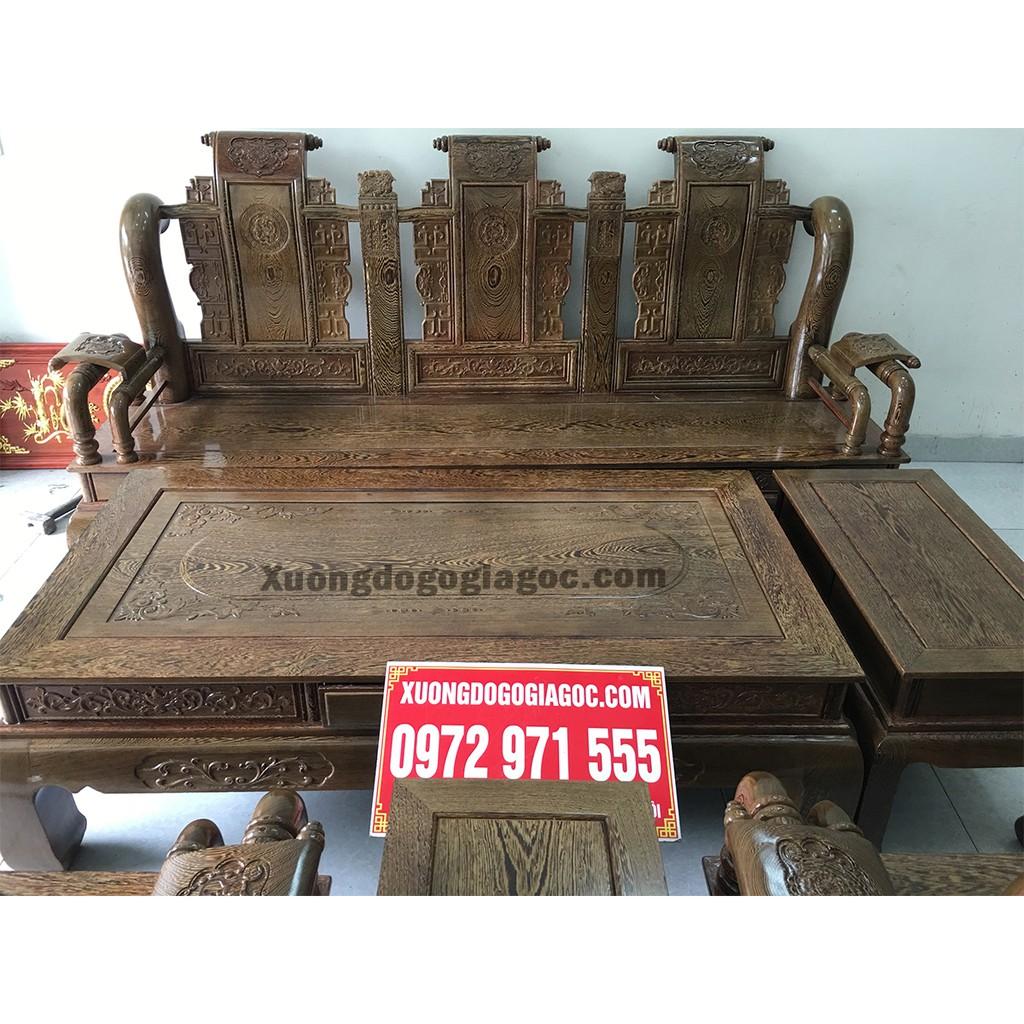 Bộ bàn ghế tần thủy hoàng gỗ Mun
