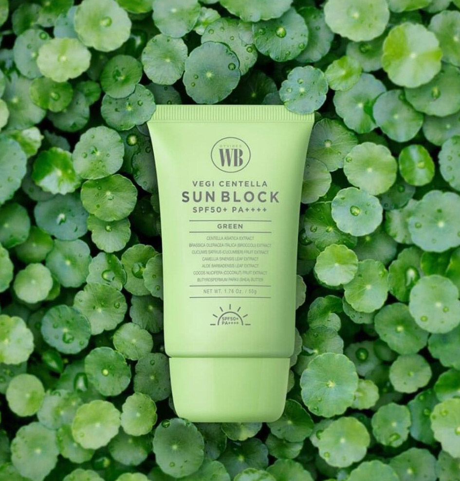 Kem Chống Nắng Rau Má Byvibes Wonder Bath Vegi Centella Sun Block Green SPF50+ PA++++ 50g