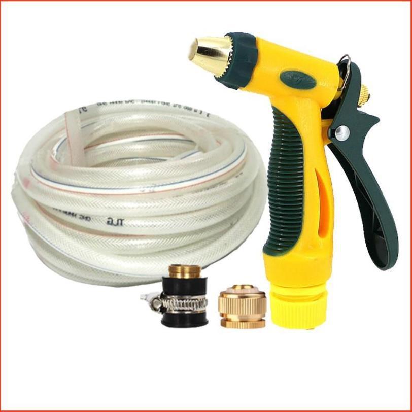Bộ dây vòi xịt nước rửa xe, tưới cây tăng áp 3 lần,loại 20M 206317