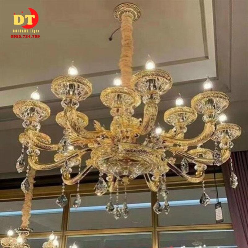 Đèn chùm nến phale cao cấp 15 tay lung linh DQM