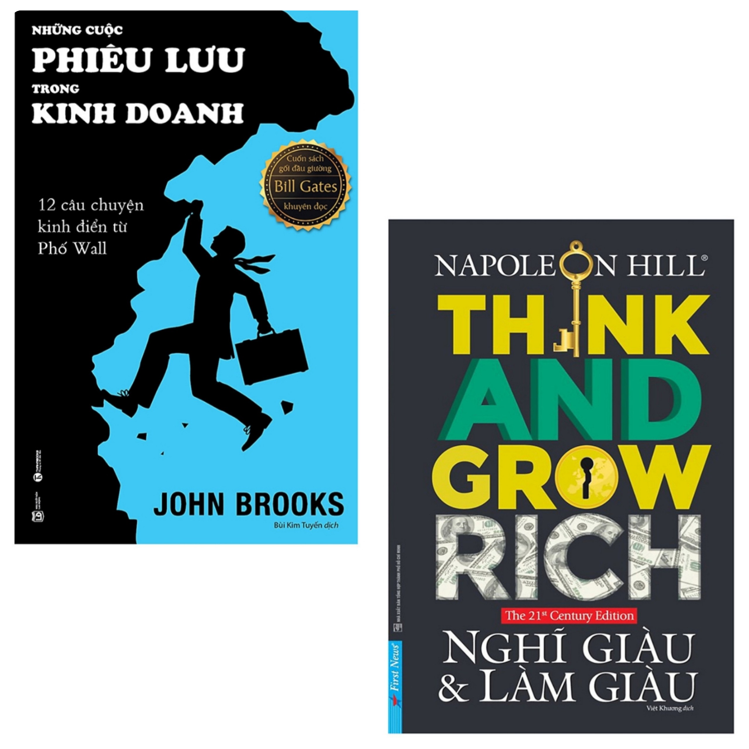 Combo 2 Cuốn Kỹ Năng Làm Giàu: Think & Grow Rich - Nghĩ Giàu Và Làm Giàu + Những Cuộc Phiêu Lưu Trong Kinh Doanh