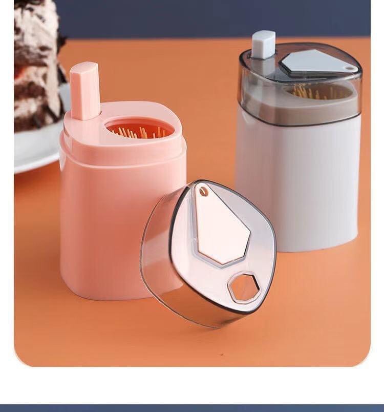HỘP ĐỰNG TĂM XỈA RĂNG CÓ NÚT NHẤN TỰ ĐỘNG BẬT TĂM LÊN CHẤT LIỆU NHỰA PP THỰC PHẨM
