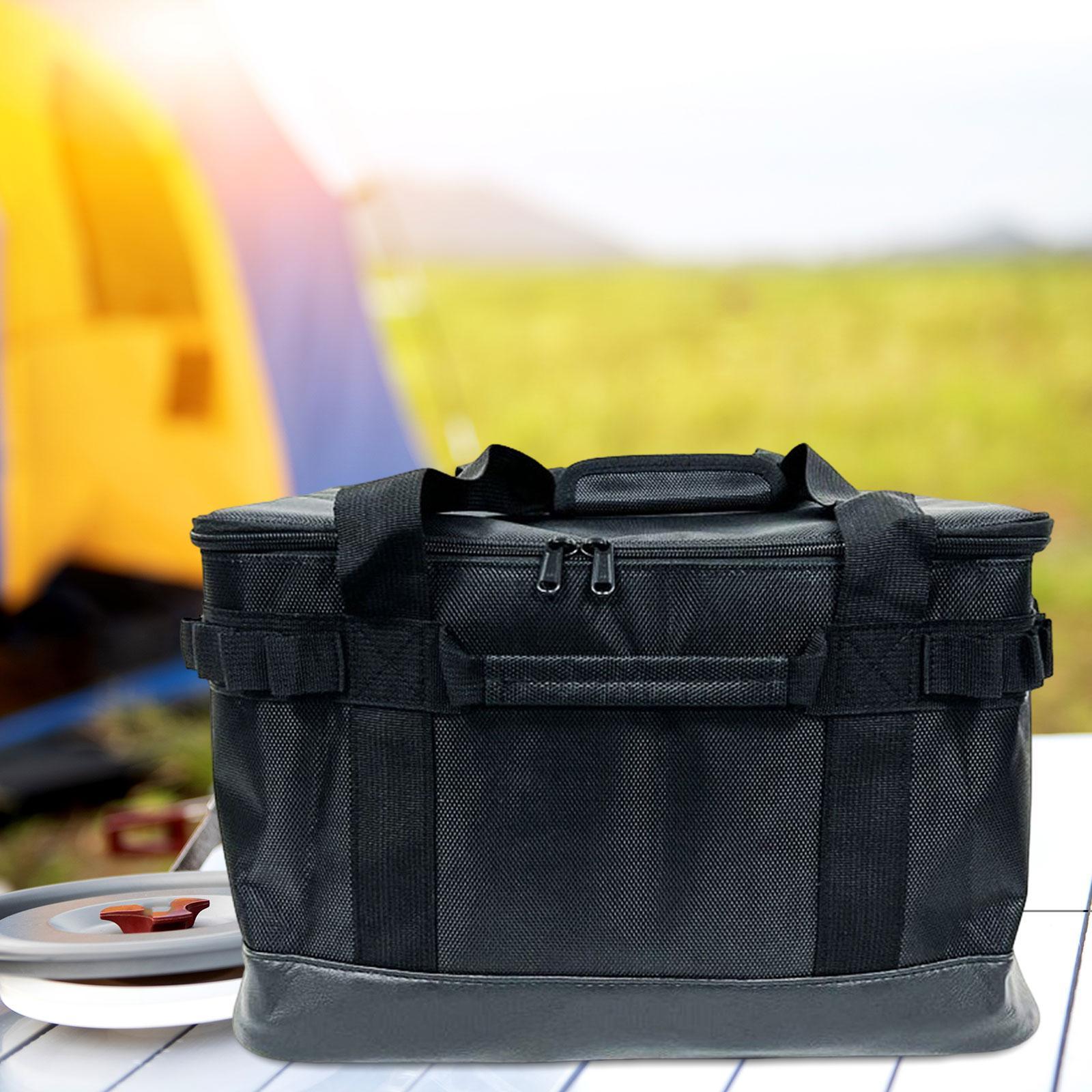 Camping Tool Storage Bag Foldable Picnic Basket for Camping Home