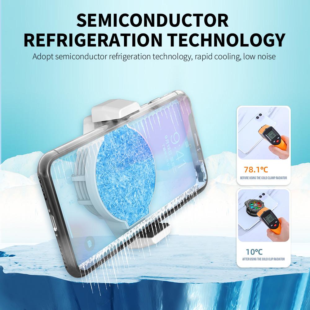 HXSJ P10 Portable Mobile Phone Heat Dissipation Clip Retractable Cooer Fast Heat Dissipation Wide Compatibility