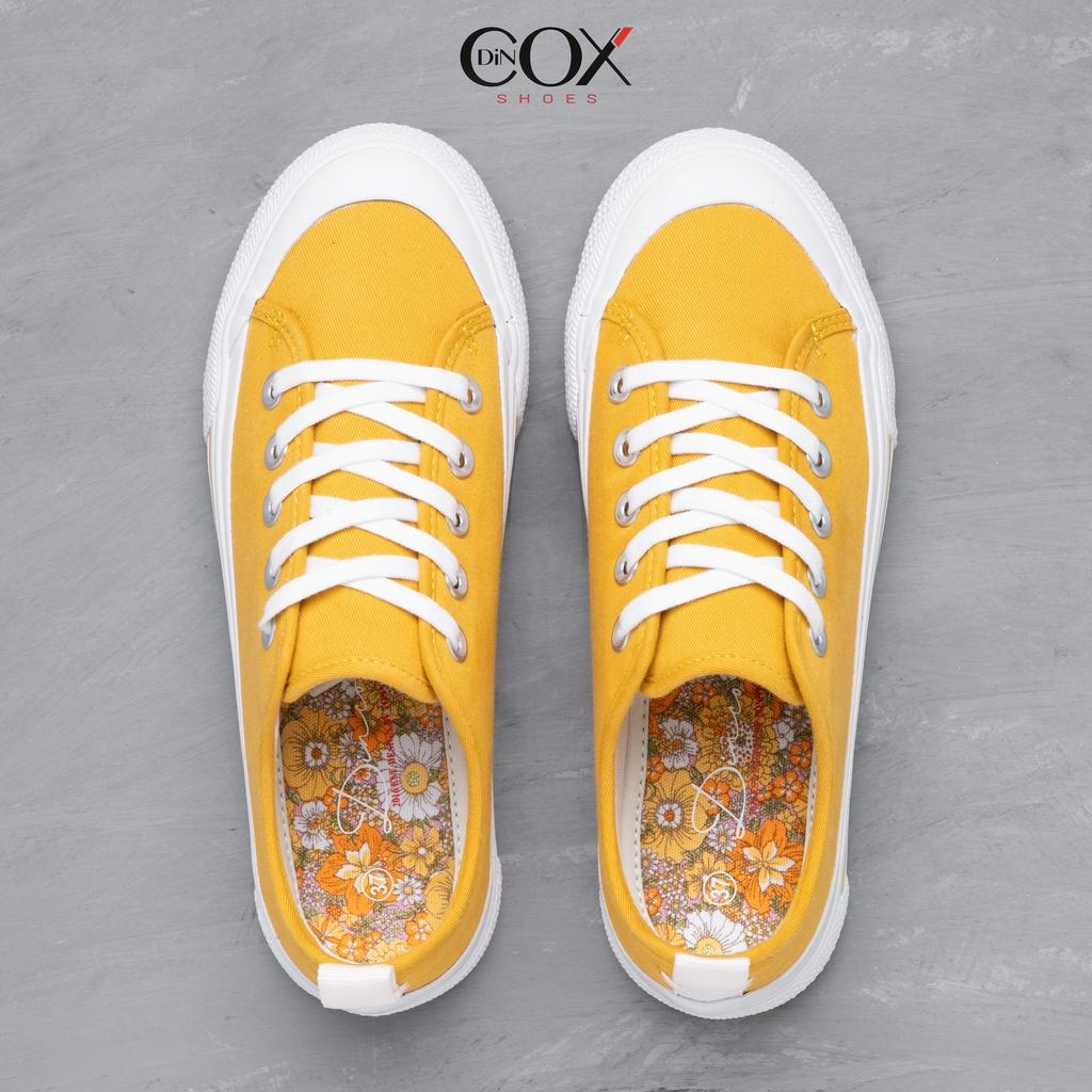 Giày Sneaker Nữ Dincox/Coxshoes C20 Yellow Sang Trọng Đơn Giản - Yellow