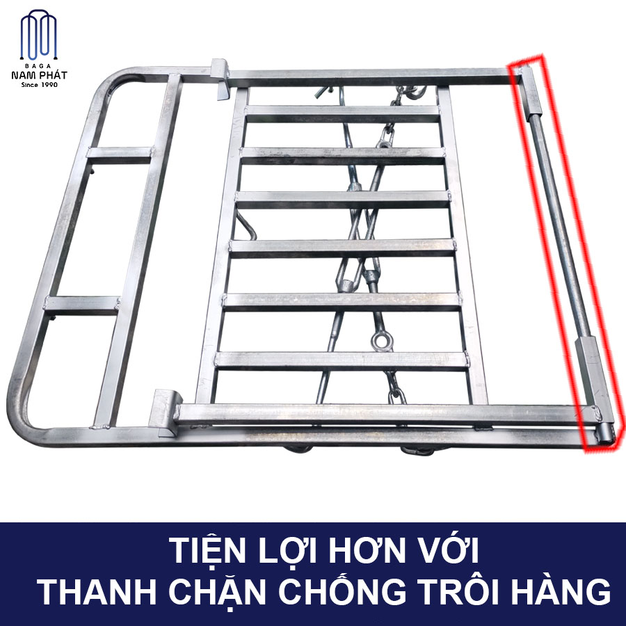 BAGA CHỞ HÀNG HỘP 60CM X 70CM SỬ DỤNG NHIỀU LOẠI XE CHUẨN NAM PHÁT