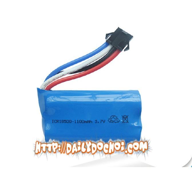 Pin sạc 7.4v dung lượng 1100mah chân cắm ket 4p