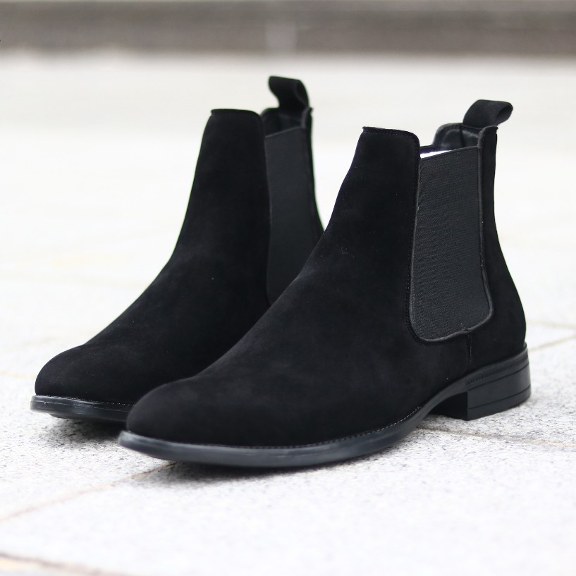 Giày Chelsea Boots Nam Da Lộn Cao Cấp, Thời Trang Phong Cách