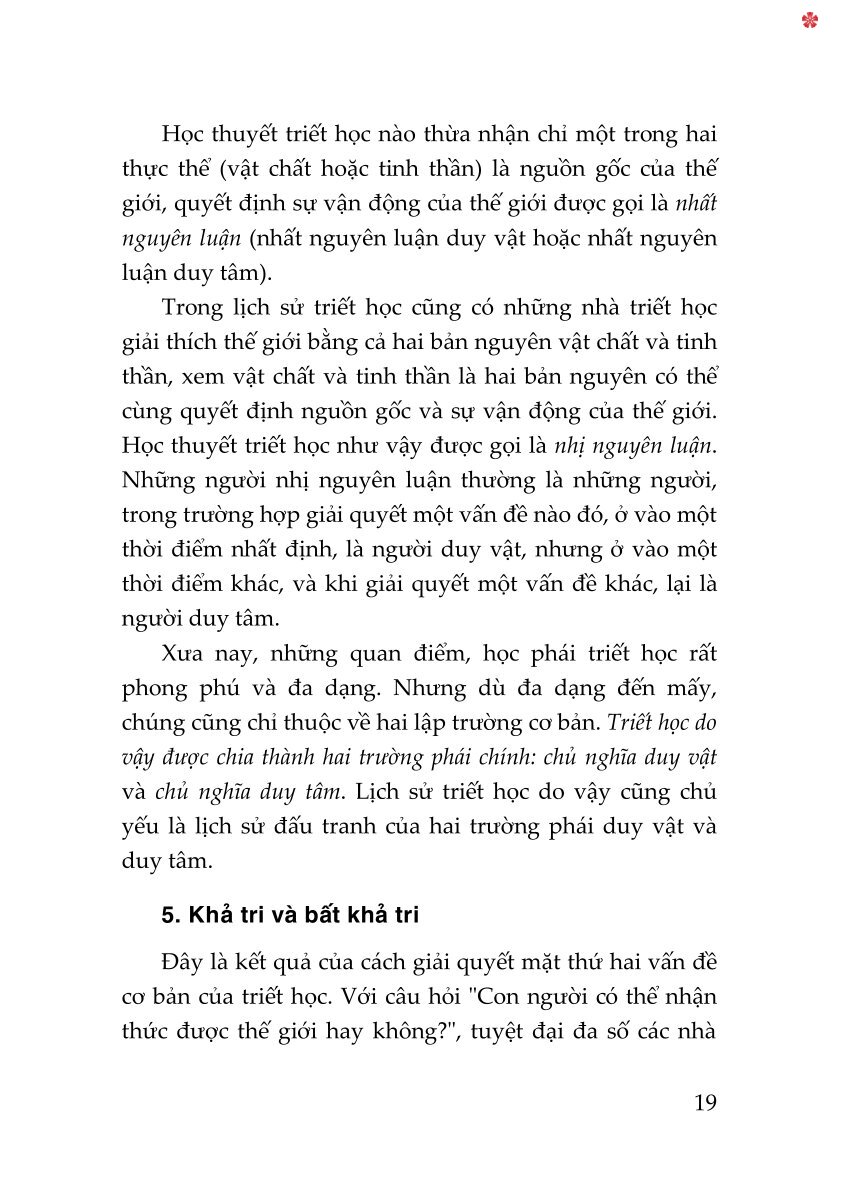 Giáo trình Triết học (Dùng cho khối không chuyên ngành triết học trình độ đào tạo thạc sĩ, tiến sĩ các ngành khoa học tự nhiên, công nghệ) - bản in 2025