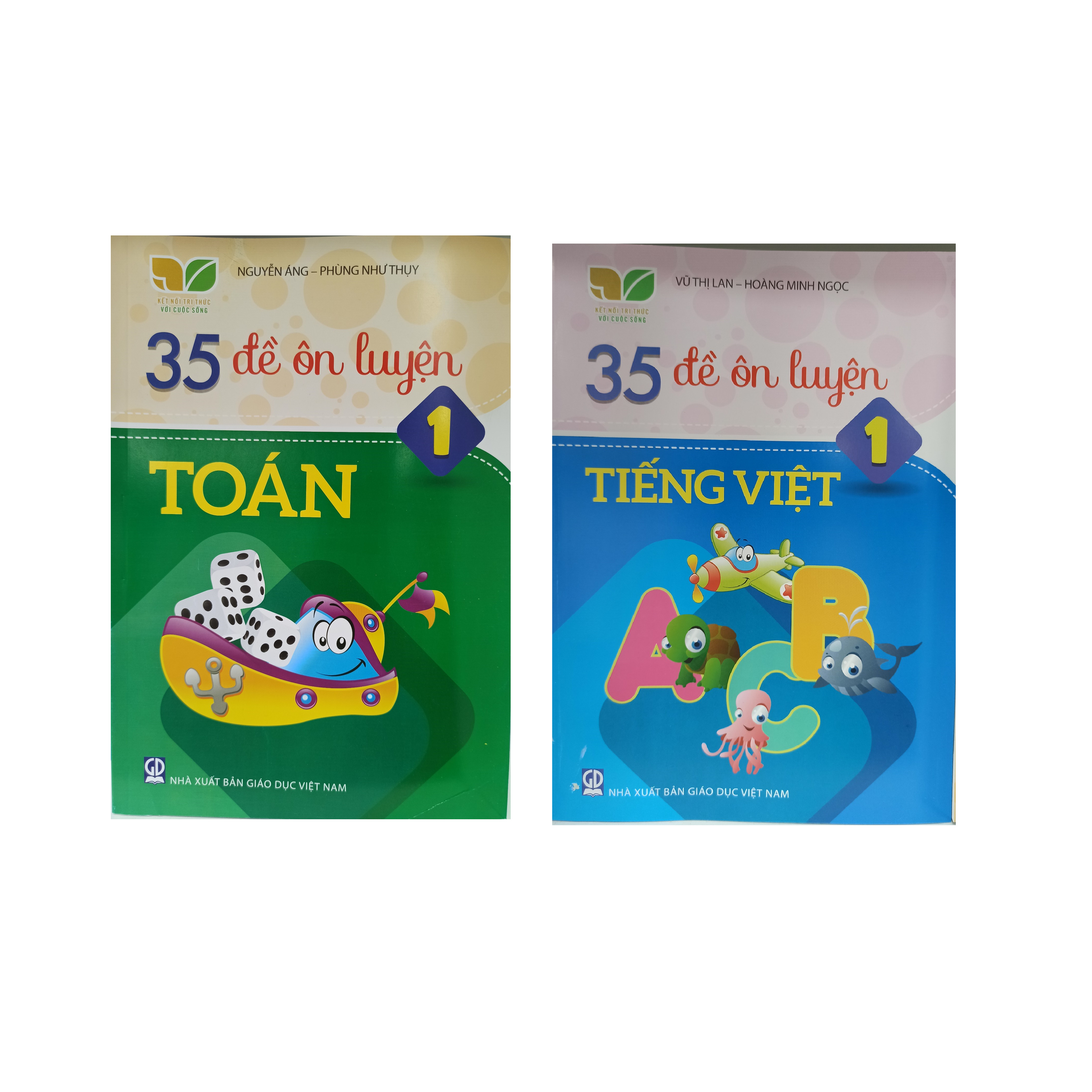 Combo 2 Cuốn 35 Đề Ôn Luyện Toán + Tiếng Việt Lớp 1 (Kết Nối)