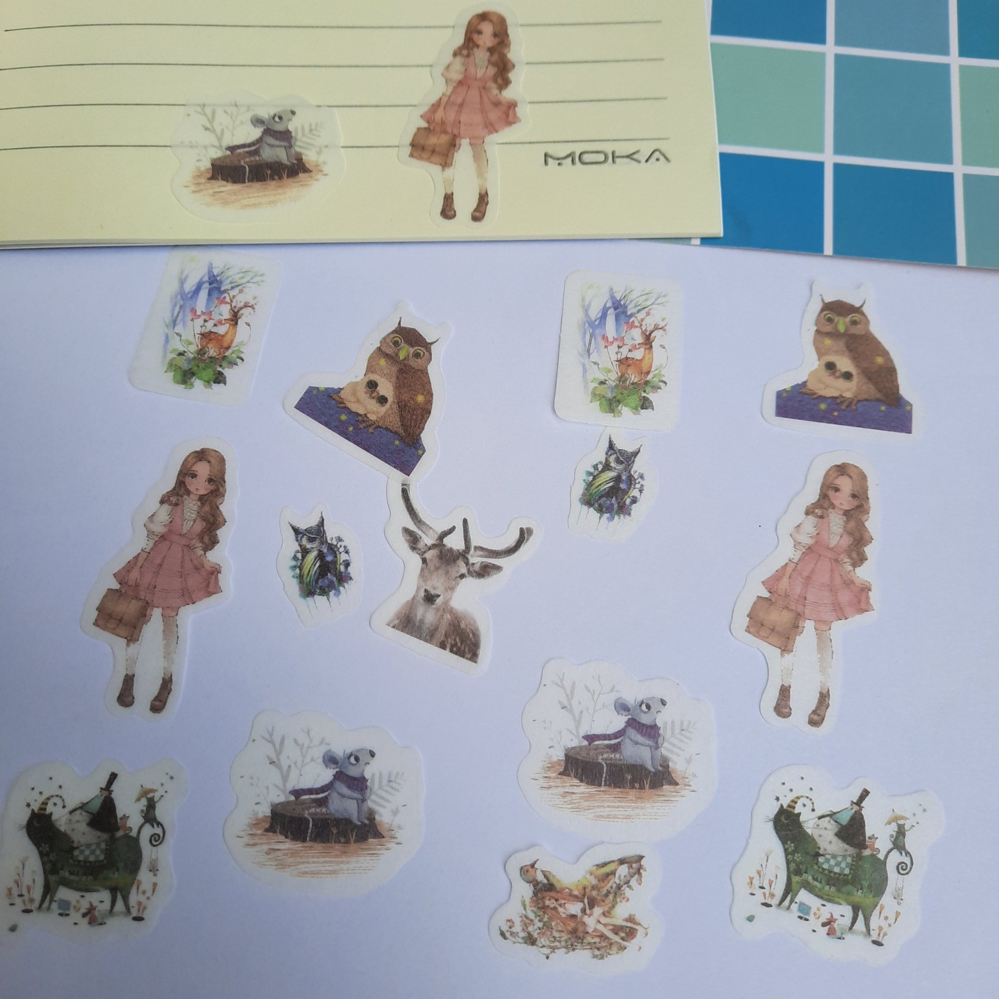 Bộ 32 Sticker Hình Dán Mini