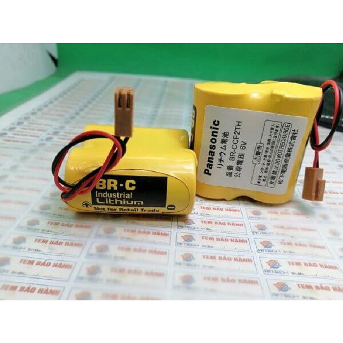 Pin Panasonic BR-CCF2TH 6V cho máy CNC Fanuc hàng chính hãng