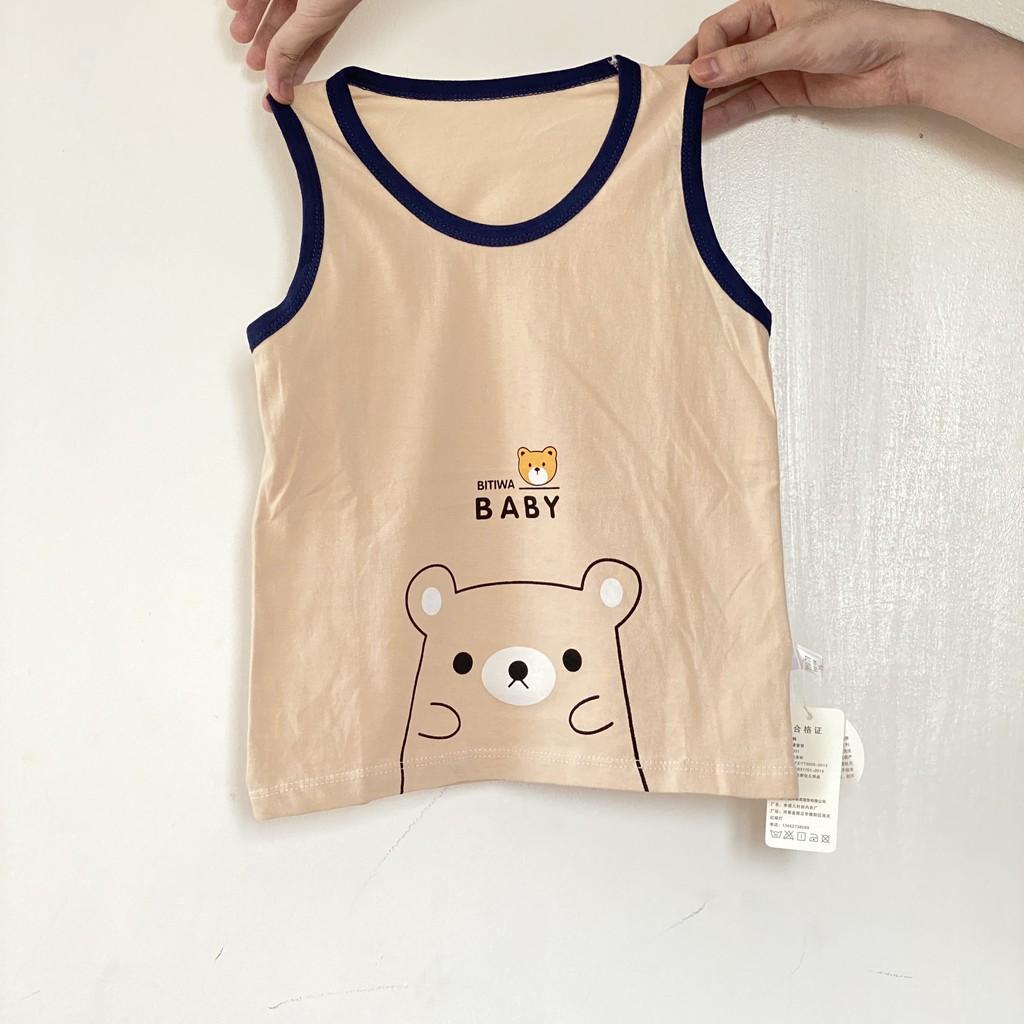 Bộ quần áo bé trai - Bộ Baby Bear - Cotton 100% thoáng mát thấm hút mồ hôi an toàn cho bé