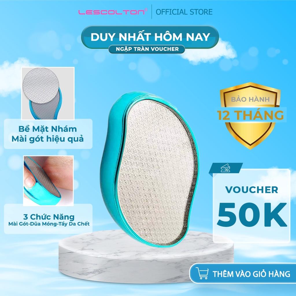 Máy mài gót chân lescolton tẩy da chết không đau bằng thủy tinh pha lê