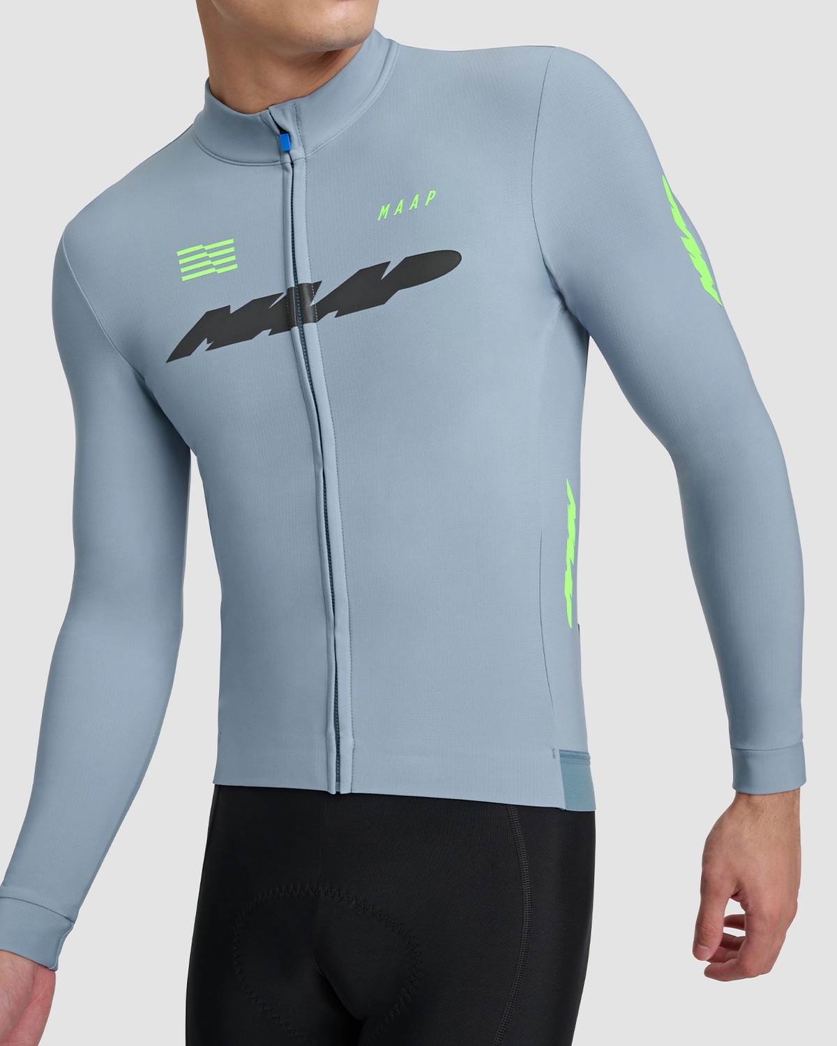 Áo Thể Thao Đạp Xe Nam MAAP Eclipse Thermal LS Jersey 2.0 - Màu Teal