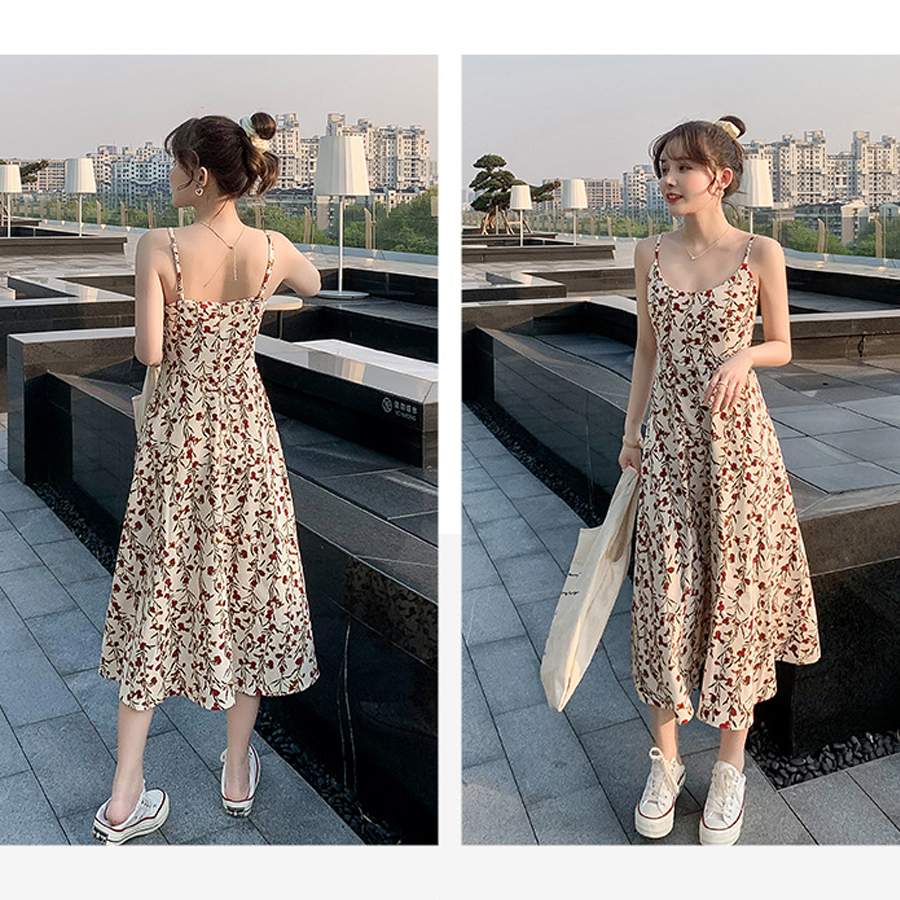 Váy hoa nữ thời trang Ohazo! mùa hè cực Xinh, Chất mềm mại, thoáng mát, Kiểu dáng hiện đại, sang trọng & quý phái - AG206