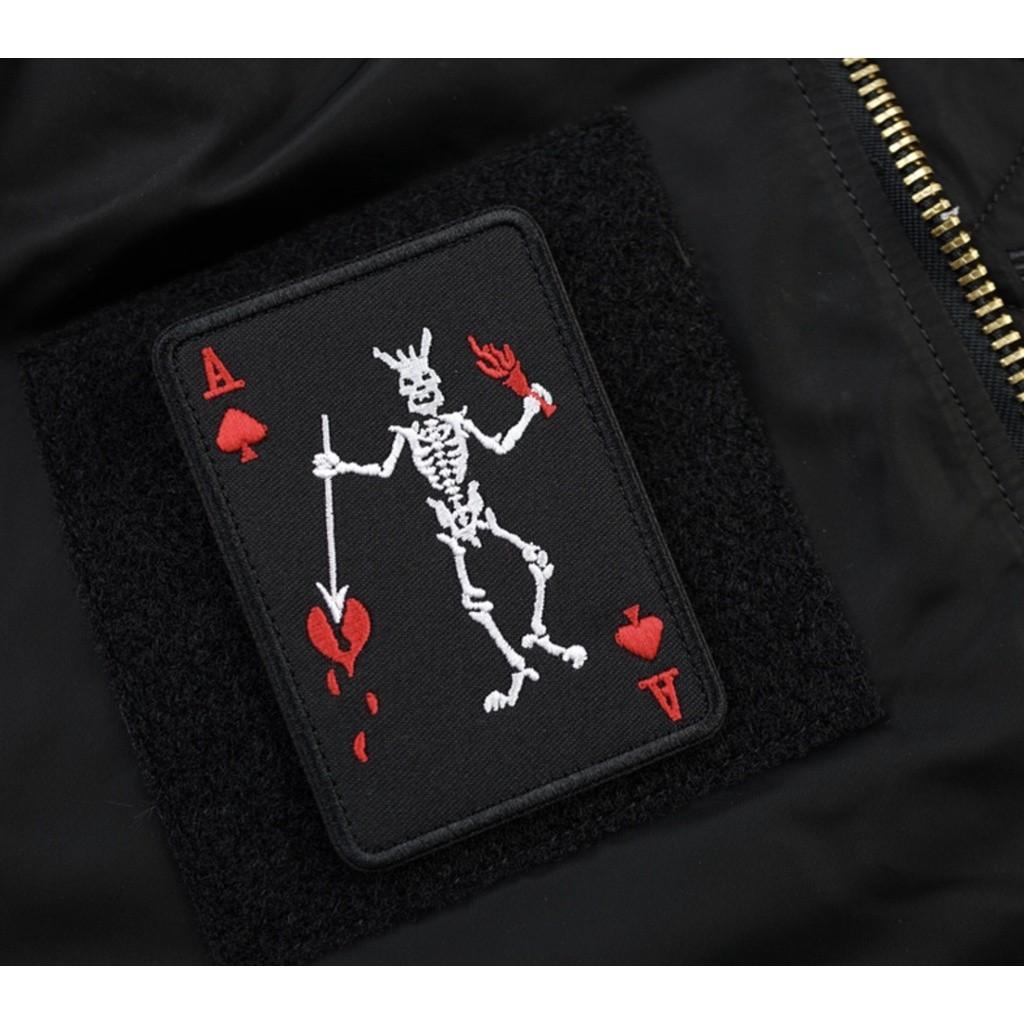 Patch dán lá bài cuối cùng A_dán quần áo_ba lô_túi xách