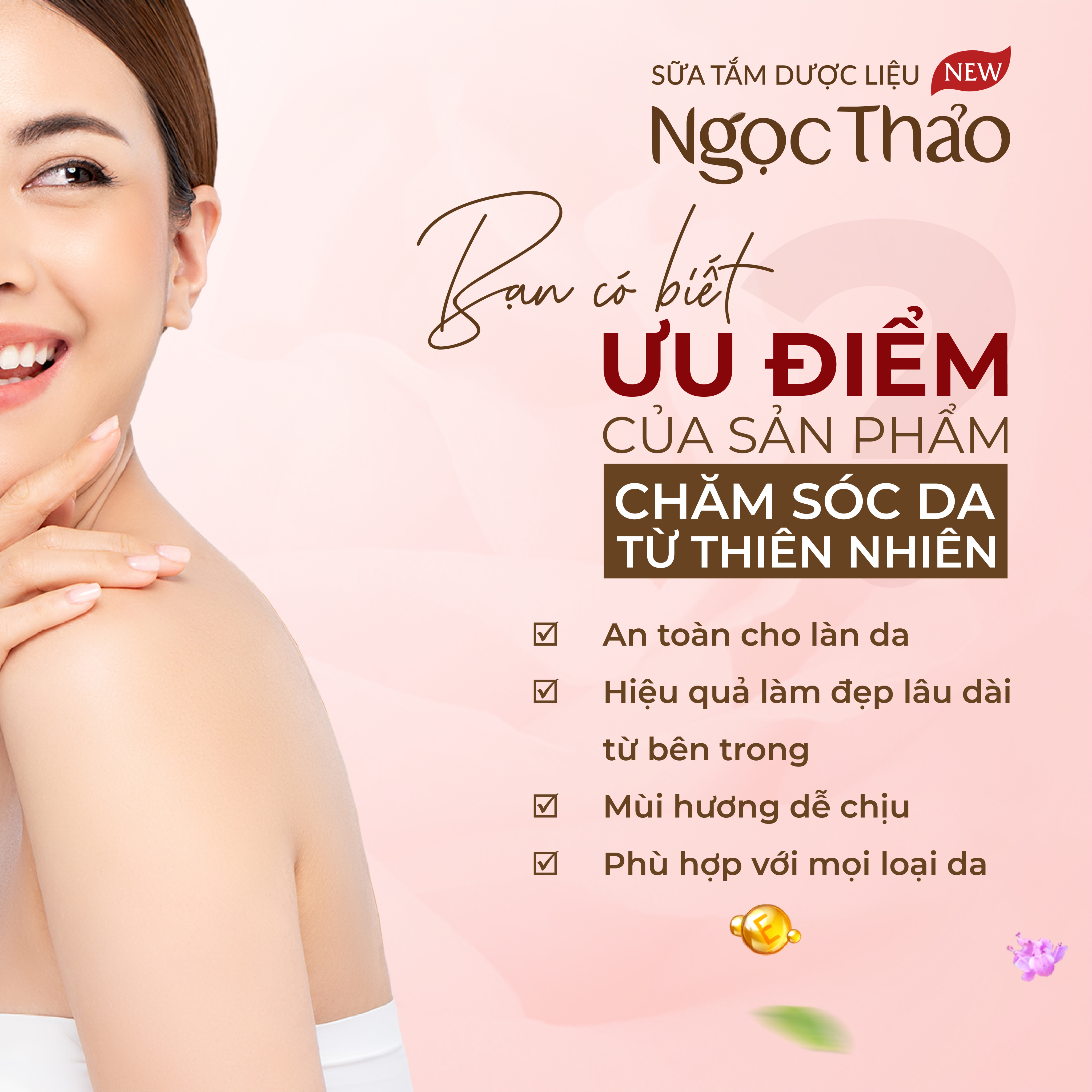 Sữa tắm Dược liệu Ngọc Thảo _ Chăm sóc chuyên sâu 300ml