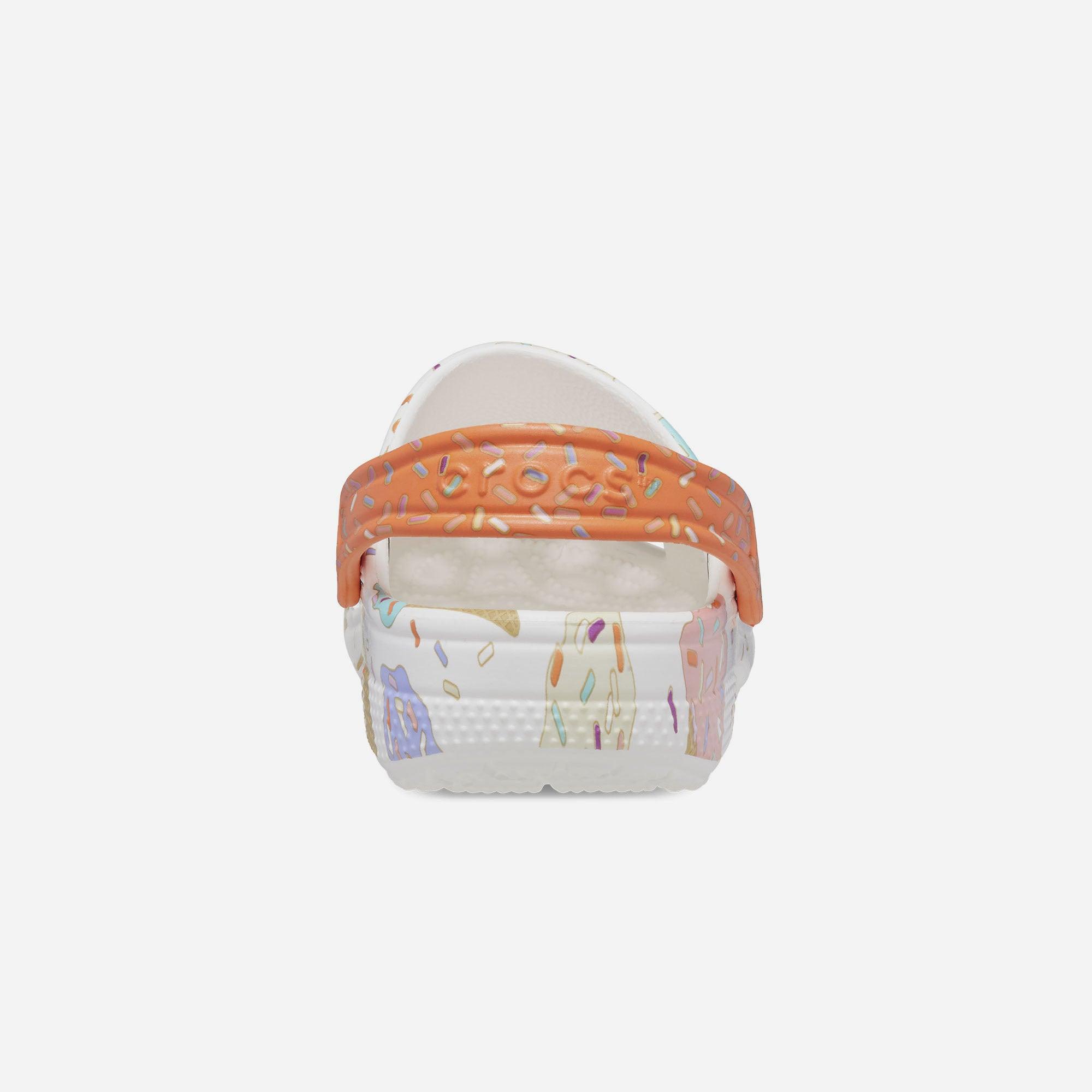 Giày lười trẻ em Crocs Classic Ice Cream Graphic - 208575-94S