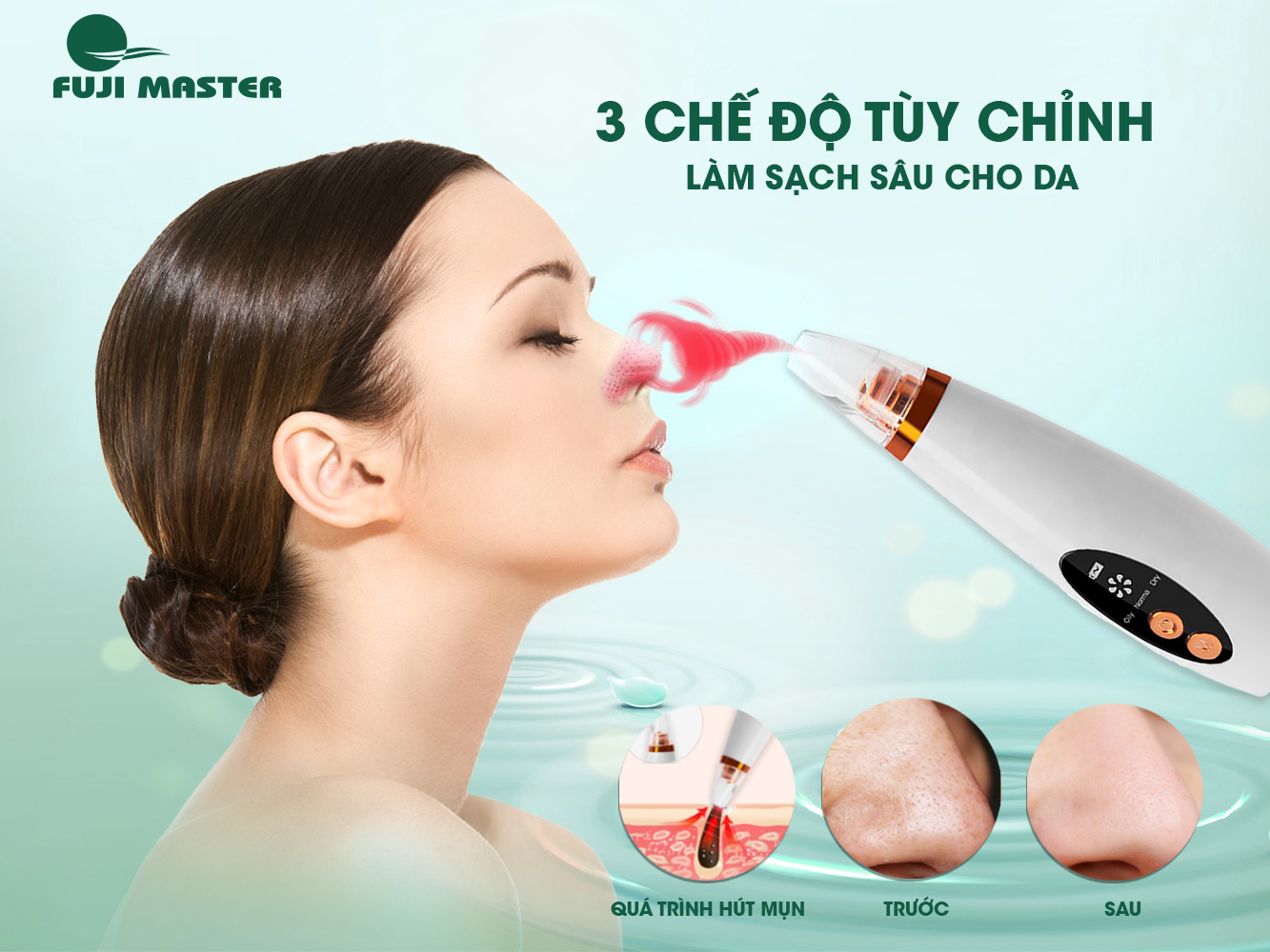 Máy Hút Mụn Đầu Đen Fujimaster FJM-1922 - Hàng chính hãng