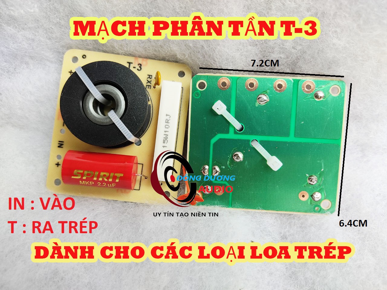 MẠCH PHÂN TẦN LOA TREBLE T3 - GIÁ 1 CHIẾC