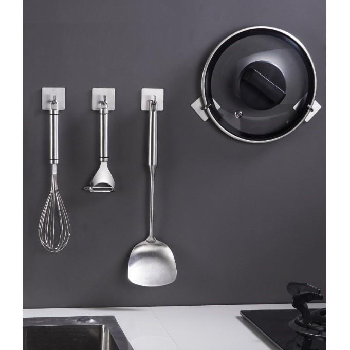 Móc treo đồ inox dính tường sử dụng keo siêu dính
