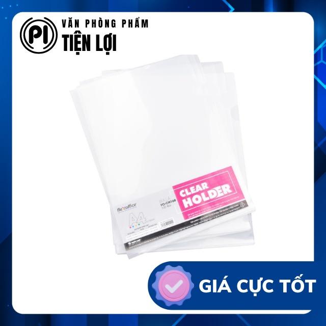 Bìa lá trong suốt A4 túi 10 cái Thiên Long Flexoffice FO-CH01