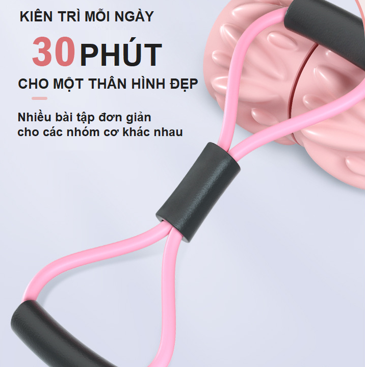 Dây Cao Su Kéo Kháng Lực NBR Số 8 Cao Cấp - Tập Giảm Mỡ Tay, Eo Thon, Mông Nở - Tập Gym Tại Nhà - Figure 8 Resistance Band Home Workout