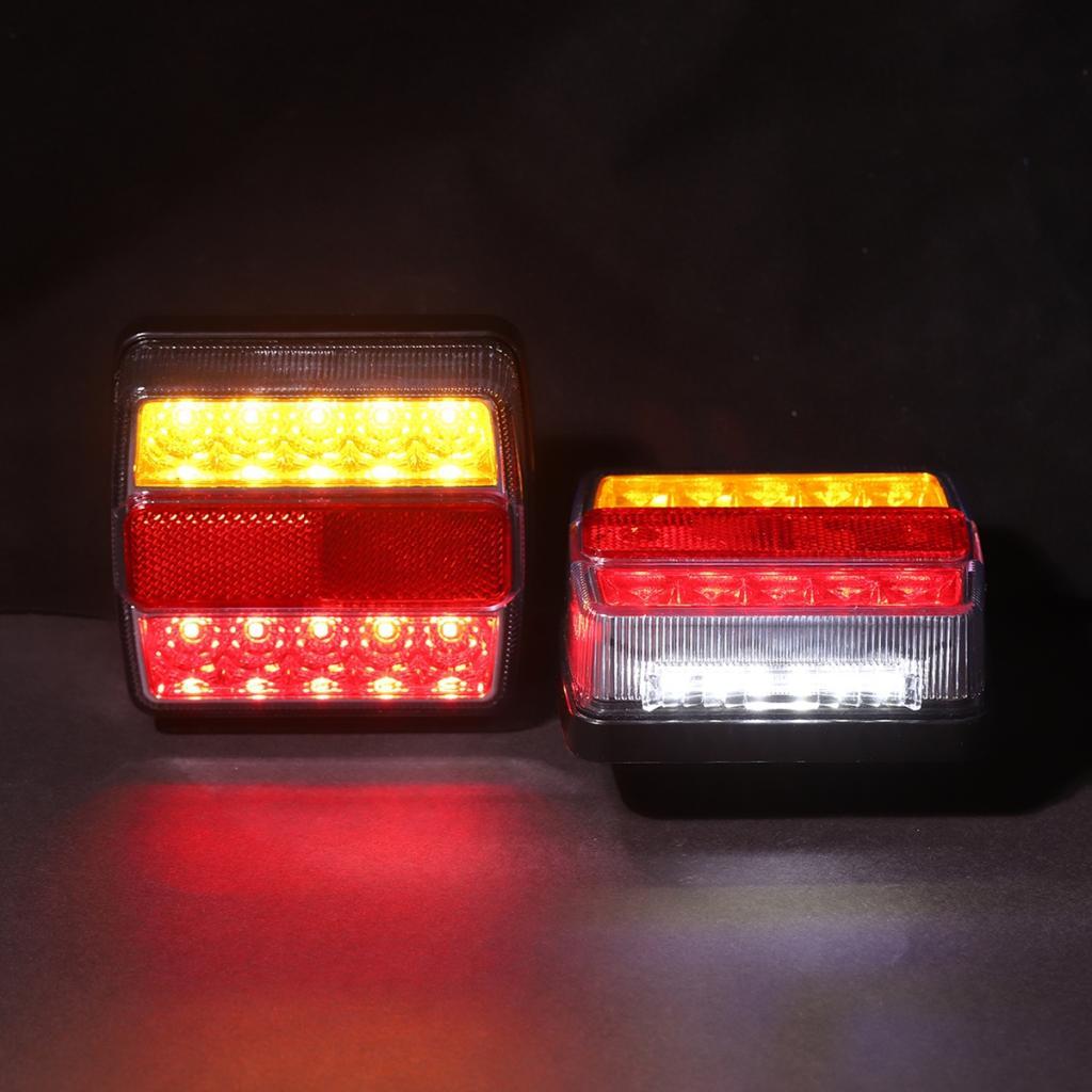 12V Waterproof LED Trailer Lights Stop/Indicator/Tail Light Kit