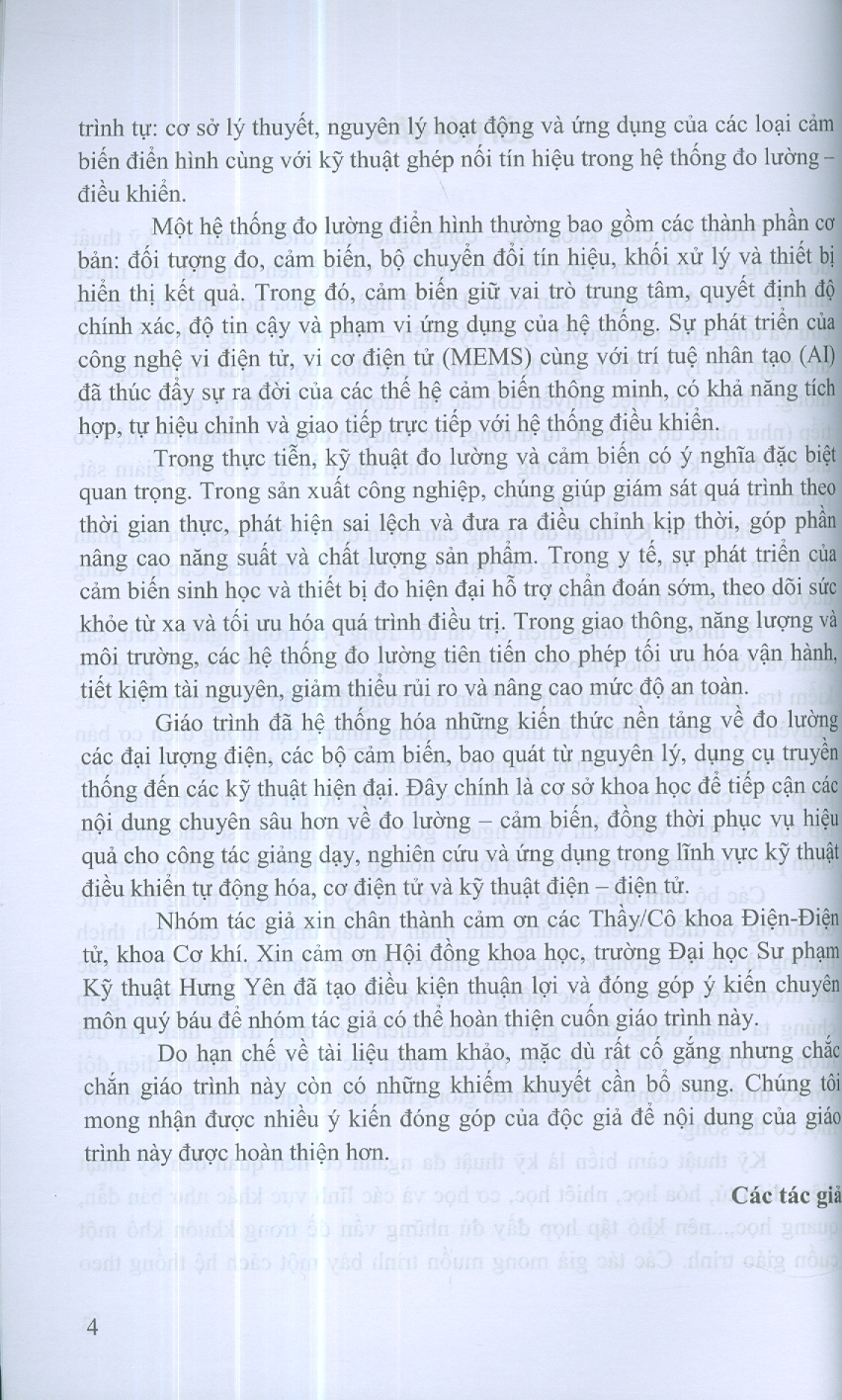 Giáo Trình Kĩ Thuật Đo Lường Cảm Biến - ảnh 4